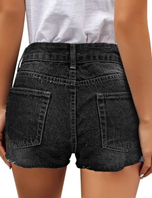 Denim Shorts - Black Denim main image 1