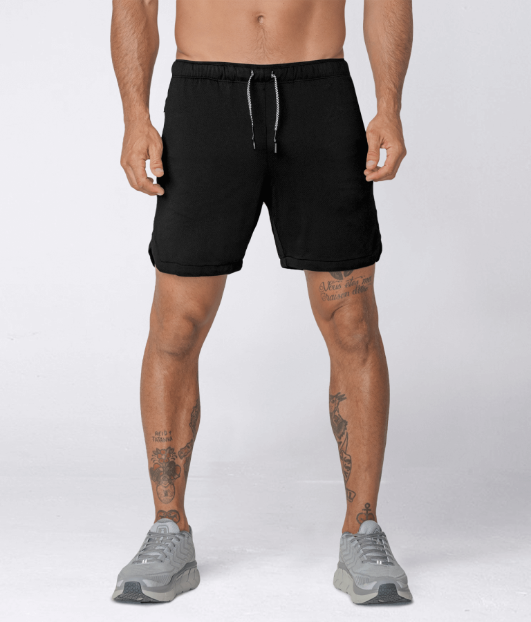 mens black shorts