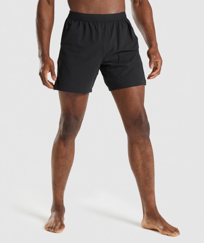 mens black shorts