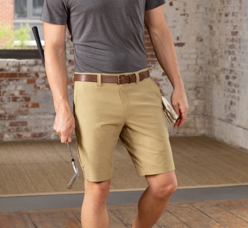 mens khaki shorts